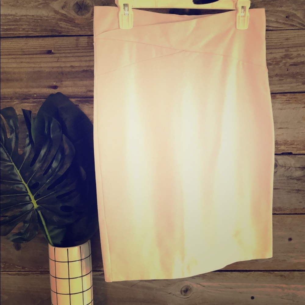All For You White Pencil Skirt Size Large